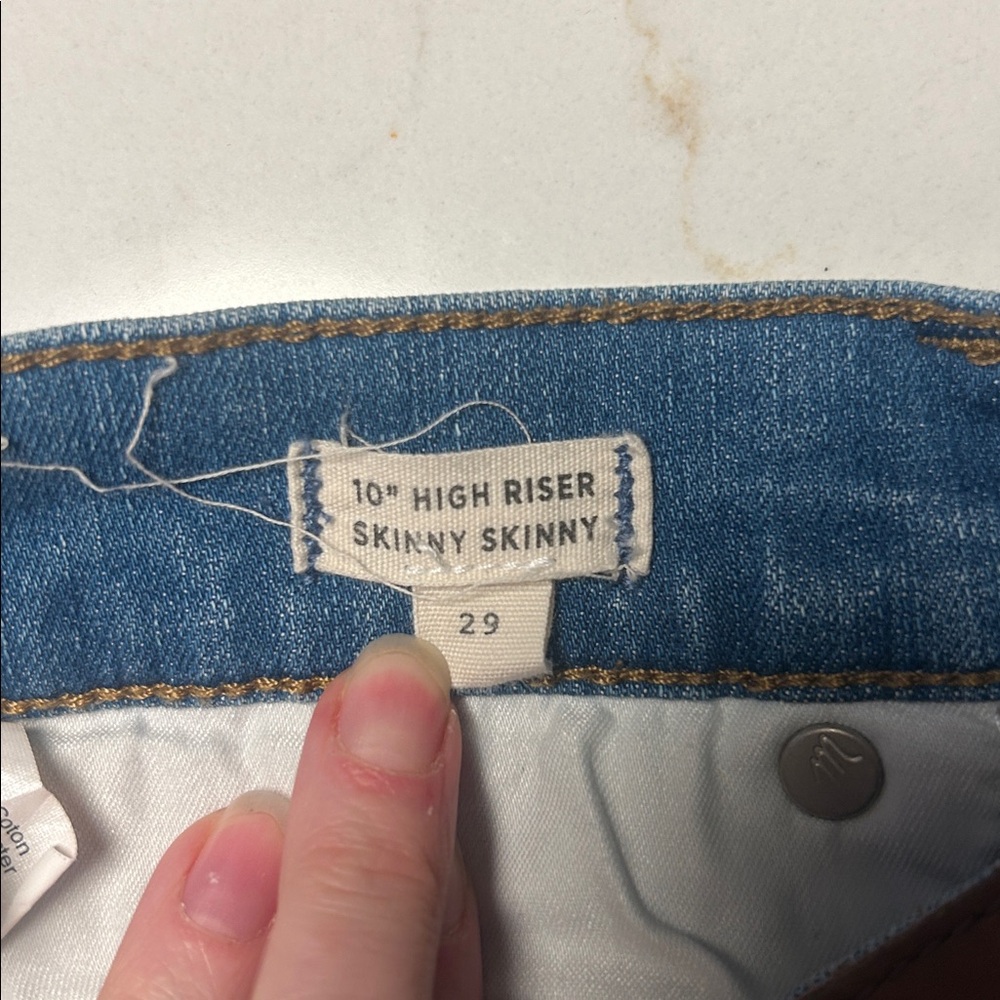 Madewell High Riser Skinny - Picture 3 of 4